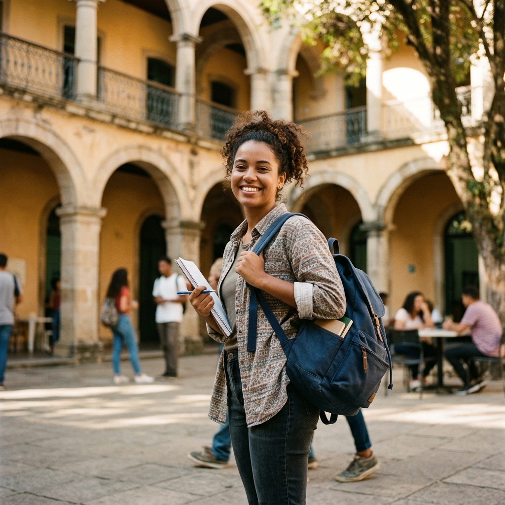 Estudante brasileira na Espanha